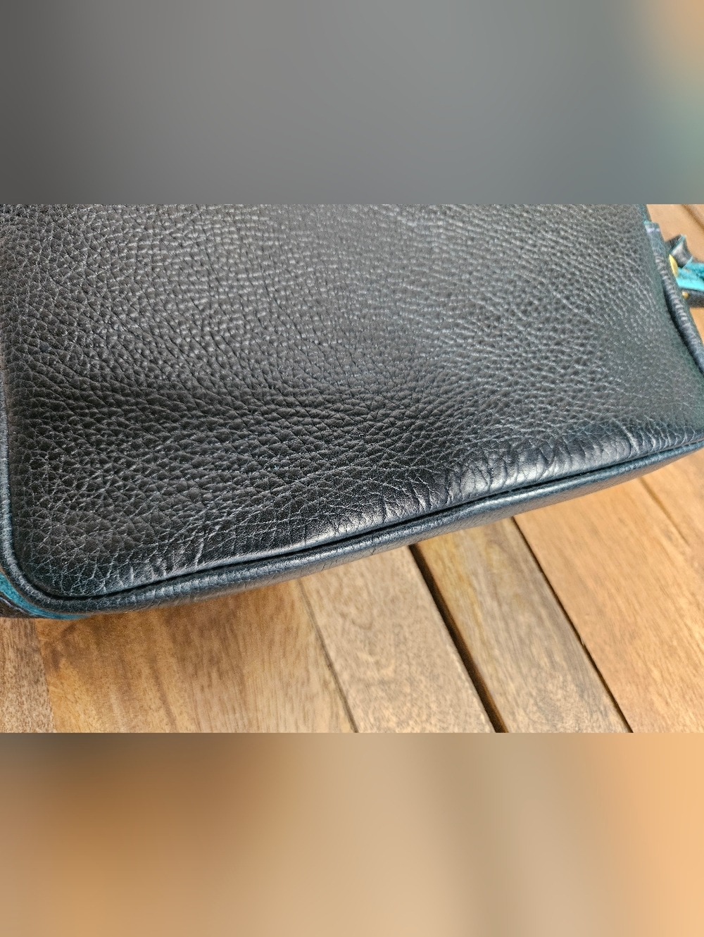 Portland Leather Goods Large Camera Bag Boreal Blue Green - Picture 10 of 16